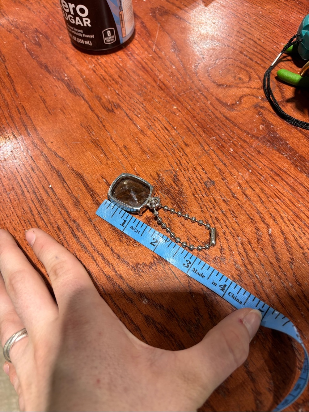Coach dark grey gem purse charm - Picture 5 of 8